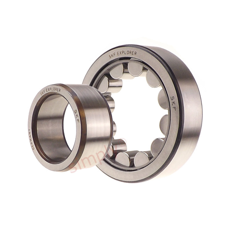 SKF NU2319ECJC3 Single Row Cylindrical Roller Bearing with Steel Cage 95x200x67mm