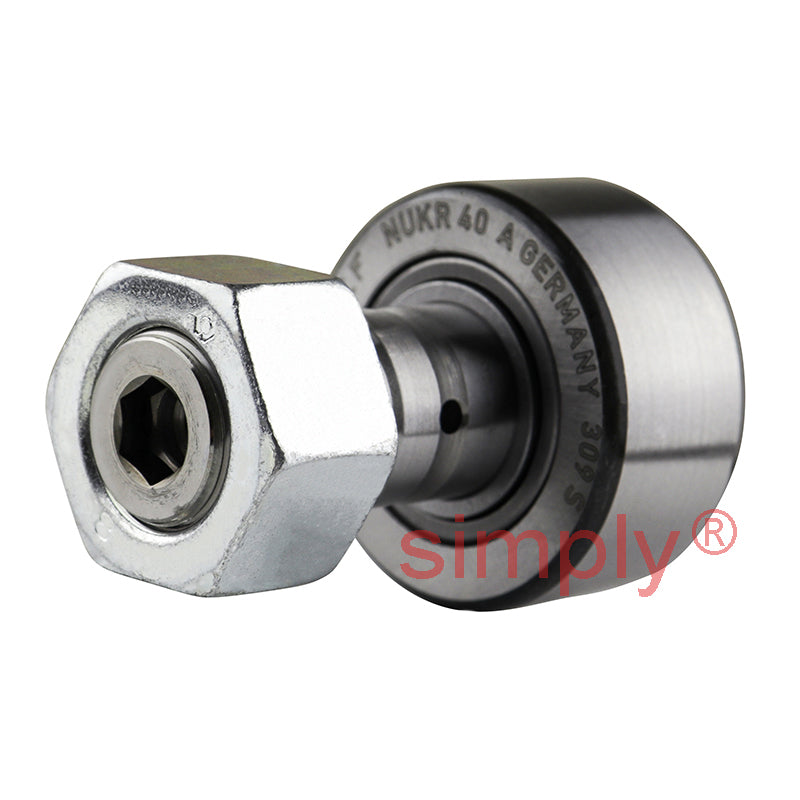 Budget NUKR40A Crowned Cam Follower 40x20x18 M18x1.5 Thread