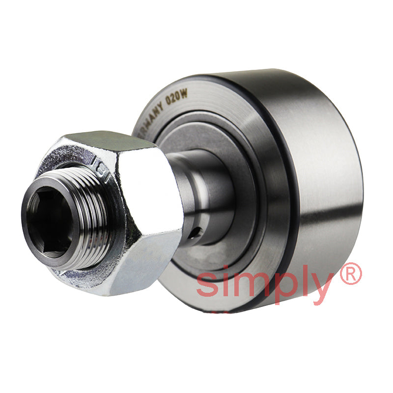 Budget NUKR62A Crowned Cam Follower 62x28x24 M24x1.5 Thread