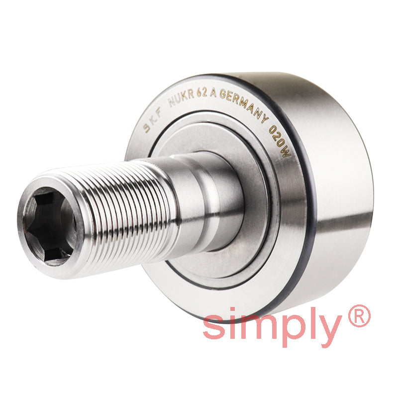 Budget NUKR62A Crowned Cam Follower 62x28x24 M24x1.5 Thread