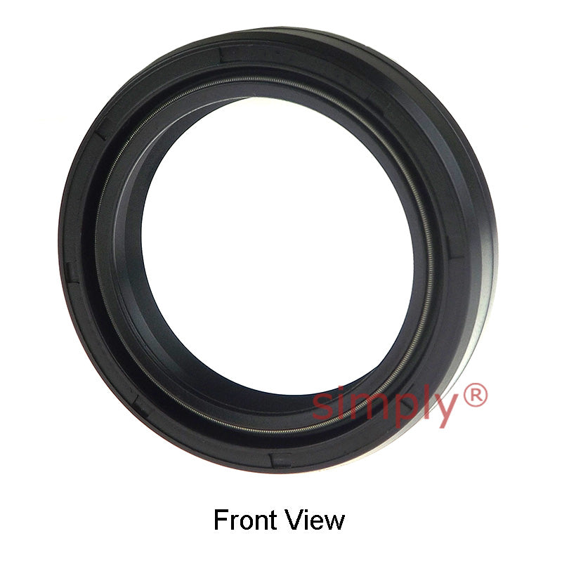 33x45x8/10.5DC4Y Metric Fork and Damper Nitrile Rubber Oil Seal with 2 Opposite Facing Individually Sprung Sealing Lips and Raised Outer Sealing Band on Outside Diameter