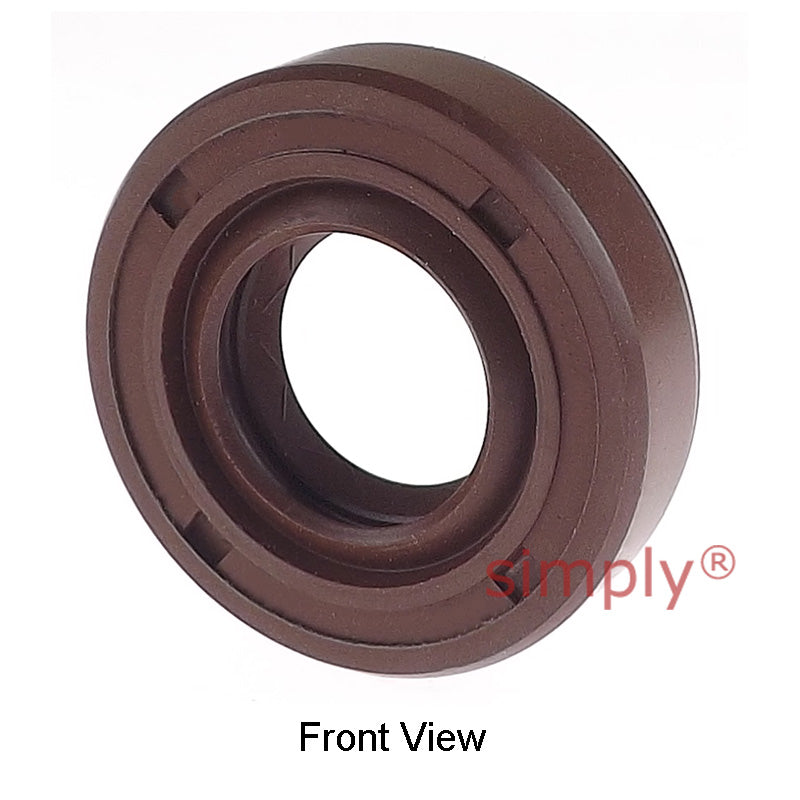 38x90x10mm TCI / R23 Double Lip with Bi Directional Feature FKM Rubber Metric Rotary Shaft Oil Seal with Garter Spring