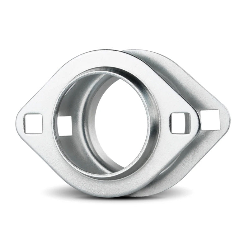 PFL203 1 Set of Oval 2 Bolt Pressed Steel Bearing Housing for SA and SB 201 / 202 / 203 and 172 Inserts