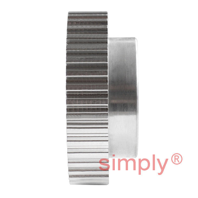 P40-XL-037 - 1/5 inch Pitch 40 Tooth Pilot Bore Aluminium Timing Pulley for 3/8 inch Wide Belt