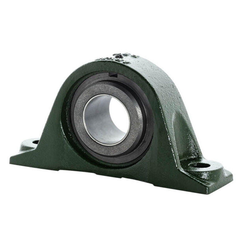 Major Brand PB8-75M-DU Metric Cast Iron Two Bolt Pillow / Plummer Block Housing with 75mm Bore Steel Insert - Allow 3-4 Weeks
