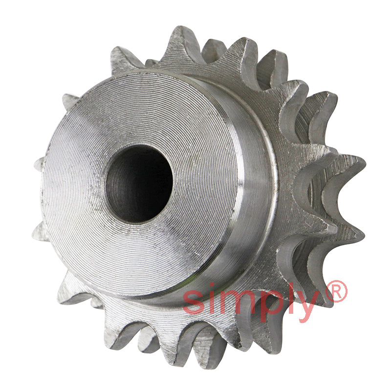 14 Tooth 06B Duplex Pilot Bore Sprocket for 3/8 inch Pitch Chain