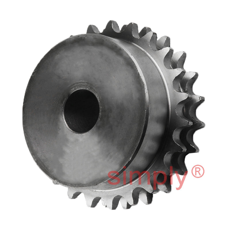 23 Tooth 06B Duplex Pilot Bore Sprocket for 3/8 inch Pitch Chain