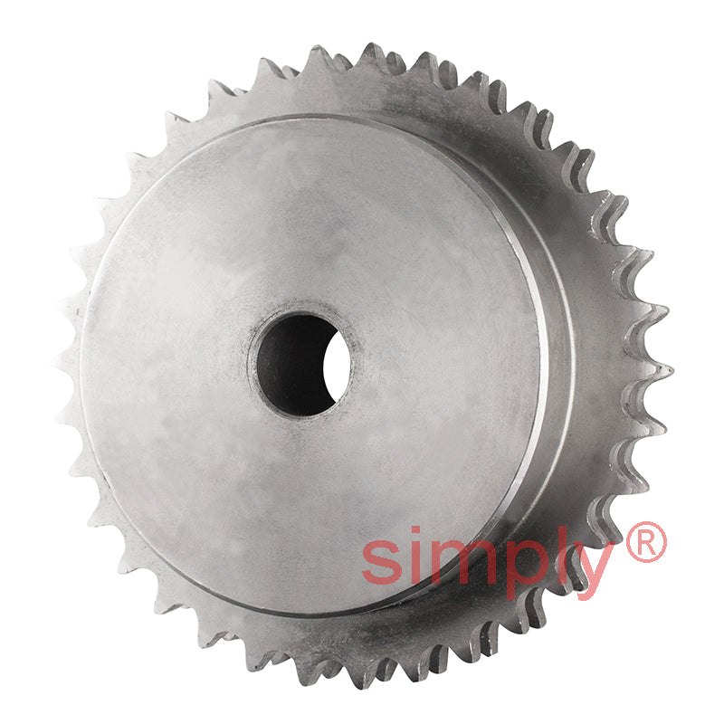 34 Tooth 06B Duplex Pilot Bore Sprocket for 3/8 inch Pitch Chain