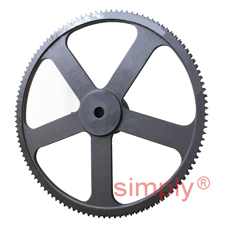 114 Tooth 08B Duplex Pilot Bore Sprocket for 1/2 inch Pitch Chain