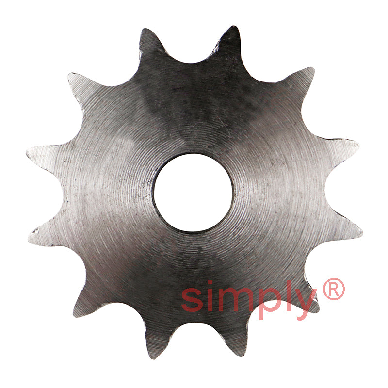 12 Tooth 08B Duplex Pilot Bore Sprocket for 1/2 inch Pitch Chain