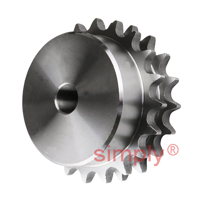 26 Tooth 08B Duplex Pilot Bore Sprocket for 1/2 inch Pitch Chain