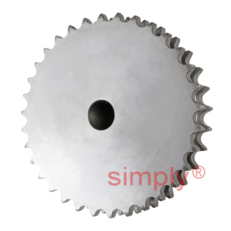 33 Tooth 08B Duplex Pilot Bore Sprocket for 1/2 inch Pitch Chain
