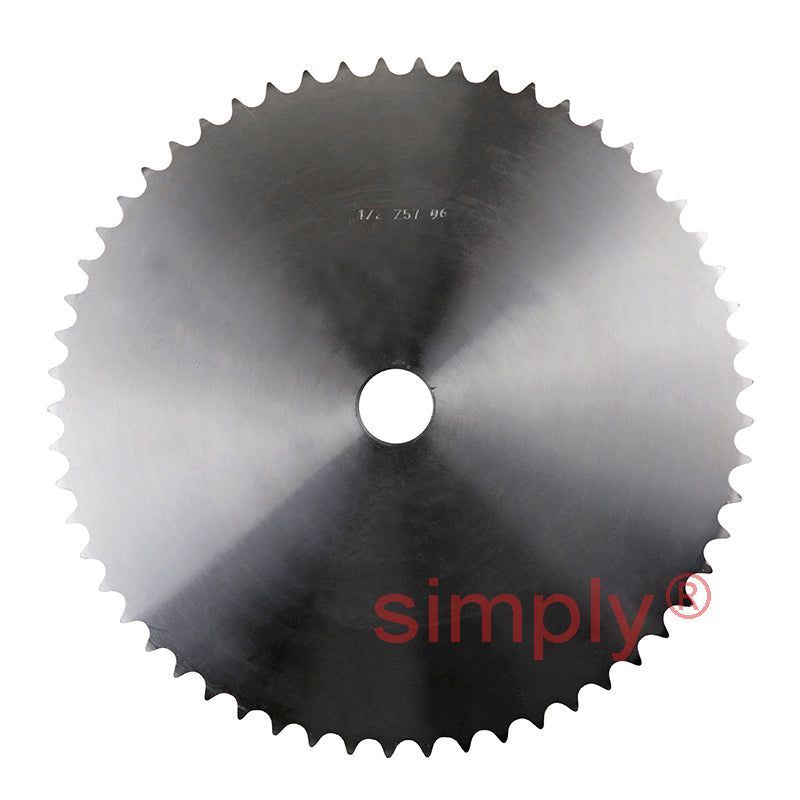 57 Tooth 08B Duplex Pilot Bore Sprocket for 1/2 inch Pitch Chain