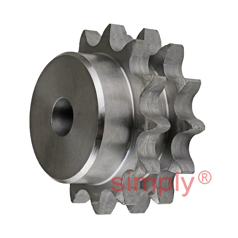 13 Tooth 10B Duplex Pilot Bore Sprocket for 5/8 inch Pitch Chain