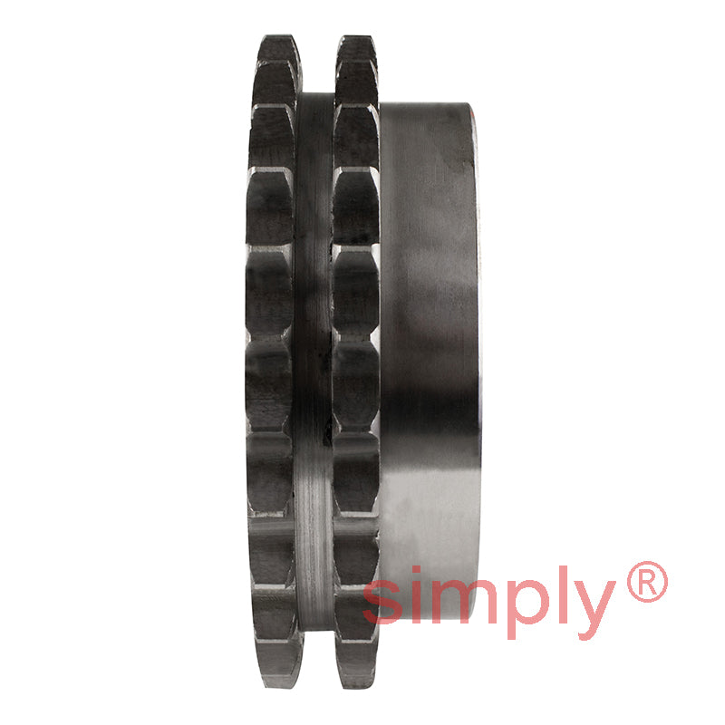 26 Tooth 10B Duplex Pilot Bore Sprocket for 5/8 inch Pitch Chain