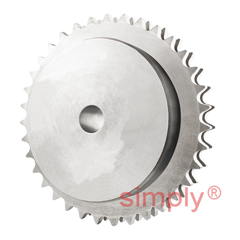 35 Tooth 10B Duplex Pilot Bore Sprocket for 5/8 inch Pitch Chain