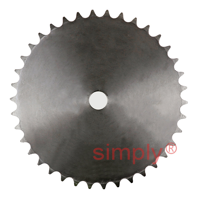 38 Tooth 10B Duplex Pilot Bore Sprocket for 5/8 inch Pitch Chain