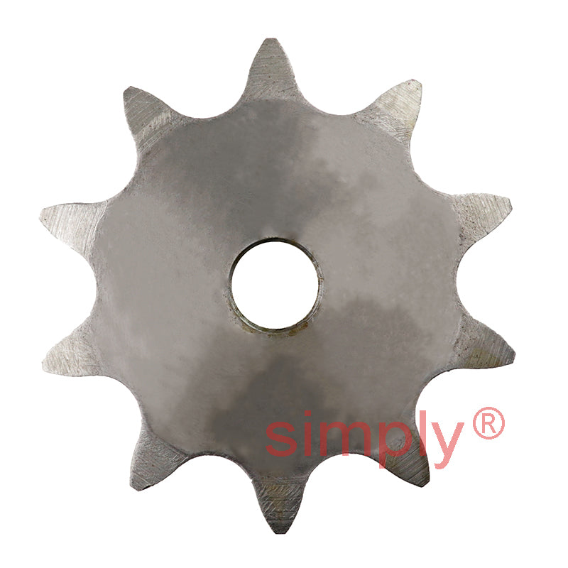 10 Tooth 12B Duplex Pilot Bore Sprocket for 3/4 inch Pitch Chain