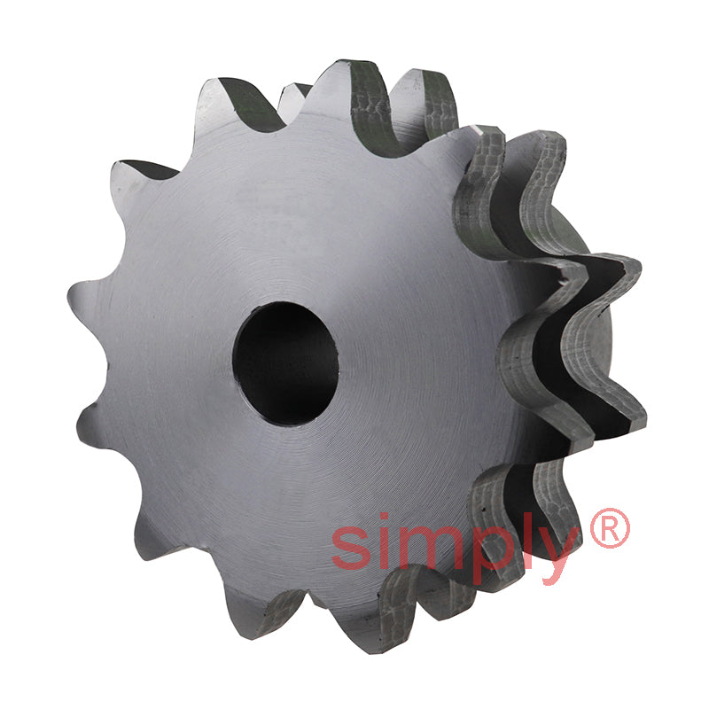 12 Tooth 12B Duplex Pilot Bore Sprocket for 3/4 inch Pitch Chain