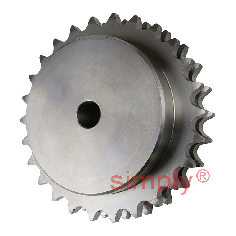 26 Tooth 12B Duplex Pilot Bore Sprocket for 3/4 inch Pitch Chain