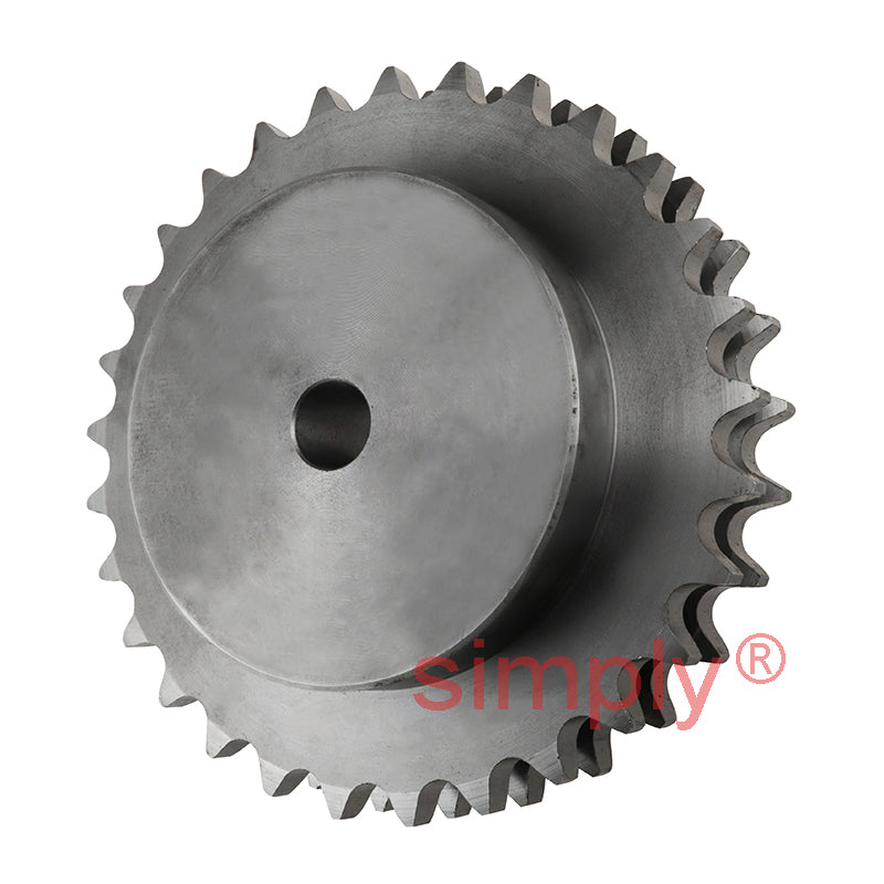 29 Tooth 12B Duplex Pilot Bore Sprocket for 3/4 inch Pitch Chain