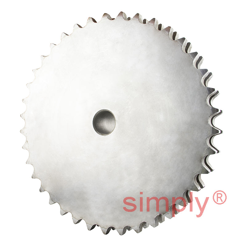 38 Tooth 12B Duplex Pilot Bore Sprocket for 3/4 inch Pitch Chain