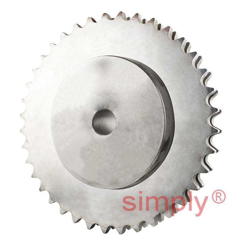 38 Tooth 12B Duplex Pilot Bore Sprocket for 3/4 inch Pitch Chain