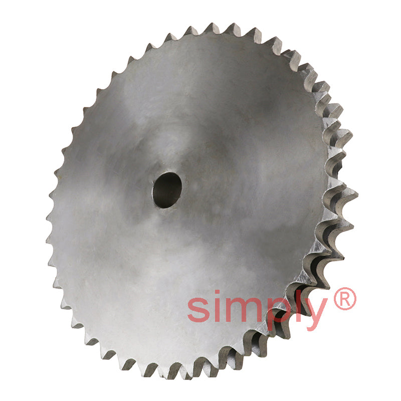 40 Tooth 12B Duplex Pilot Bore Sprocket for 3/4 inch Pitch Chain