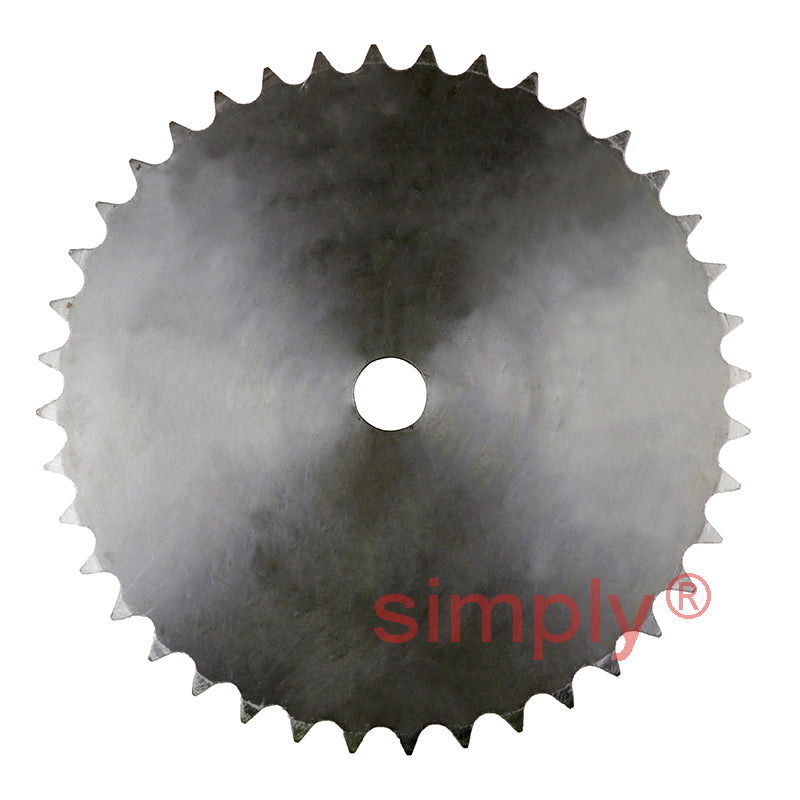 40 Tooth 12B Duplex Pilot Bore Sprocket for 3/4 inch Pitch Chain