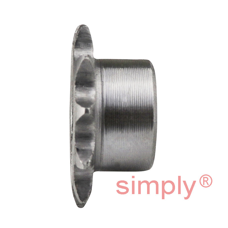 11 Tooth 04B Simplex Pilot Bore Sprocket for 6mm Pitch Chain