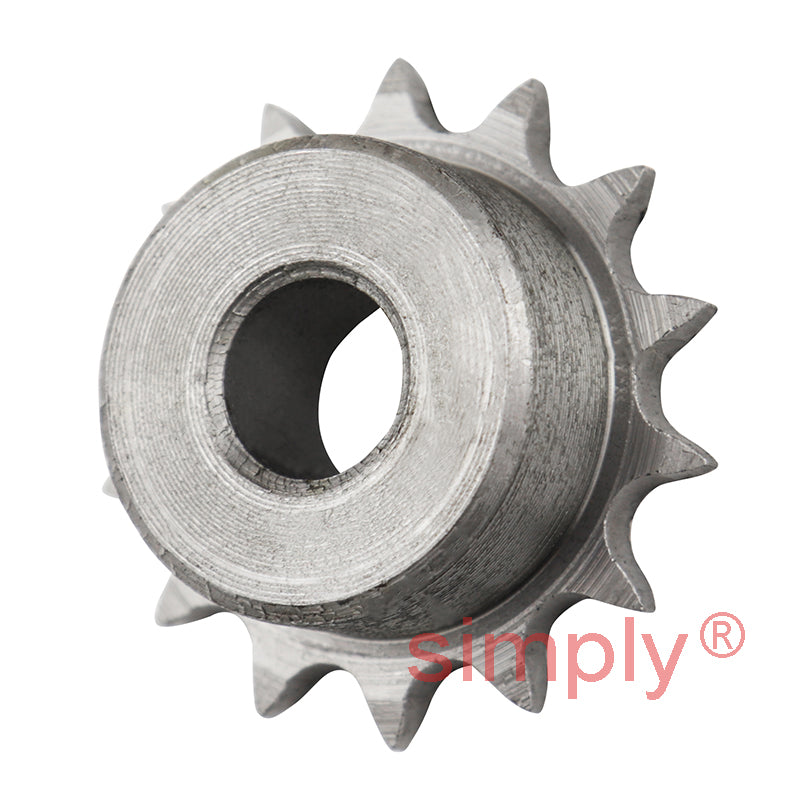14 Tooth 04B Simplex Pilot Bore Sprocket for 6mm Pitch Chain