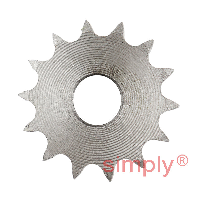 14 Tooth 04B Simplex Pilot Bore Sprocket for 6mm Pitch Chain