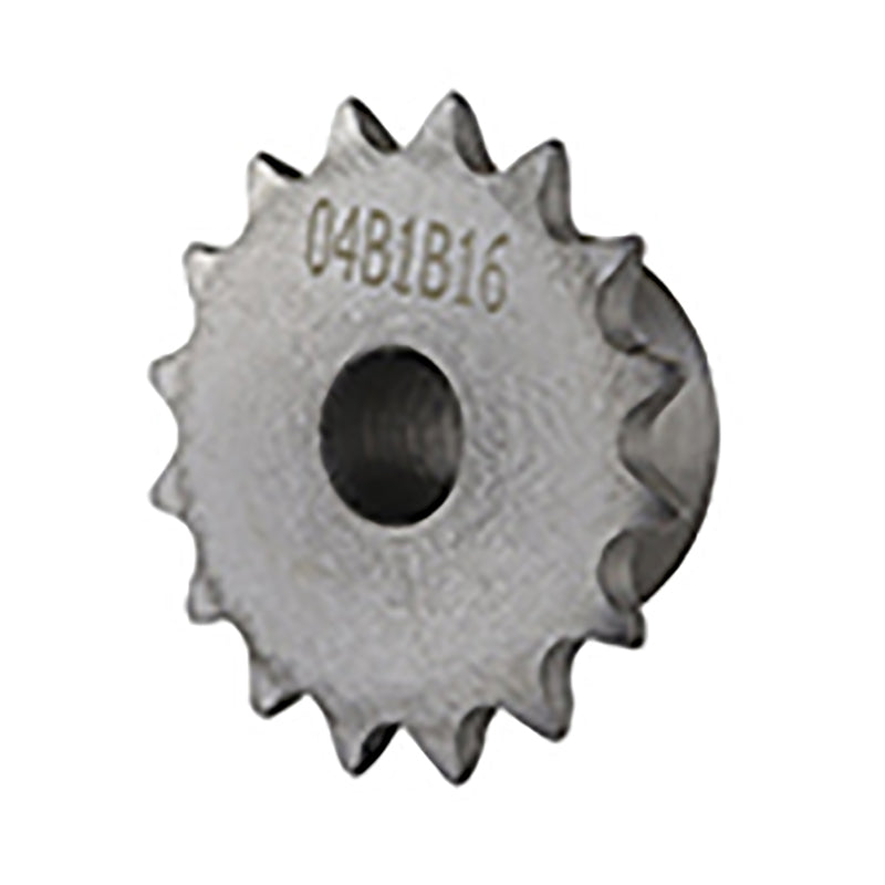 16 Tooth 04B Simplex Pilot Bore Sprocket for 6mm Pitch Chain