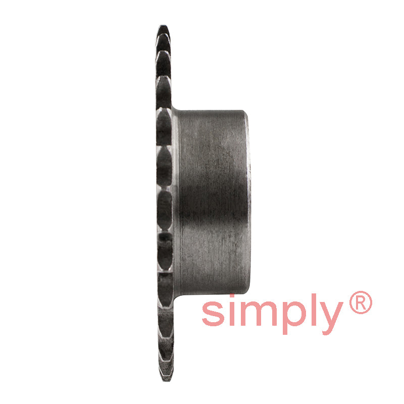 29 Tooth 04B Simplex Pilot Bore Sprocket for 6mm Pitch Chain