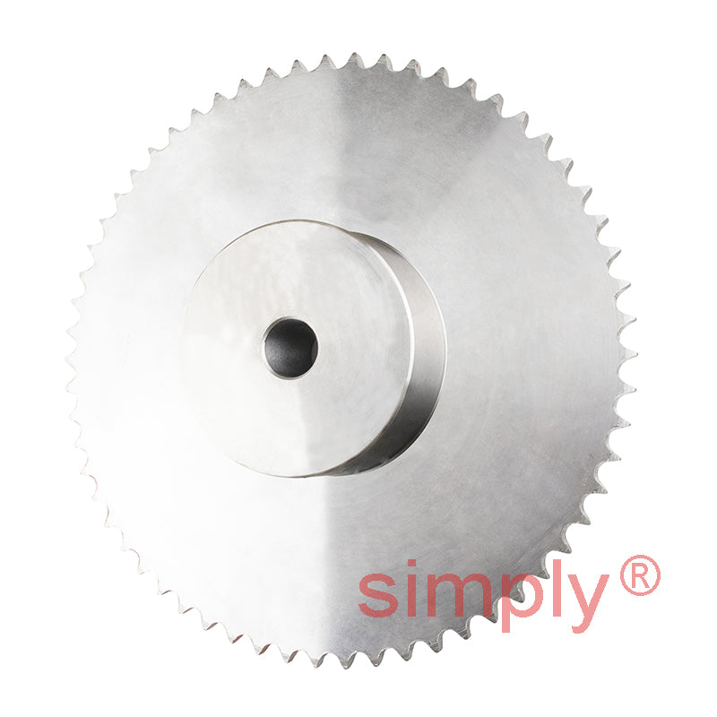 60 Tooth 08B Simplex Pilot Bore Sprocket for 1/2 inch Pitch Chain