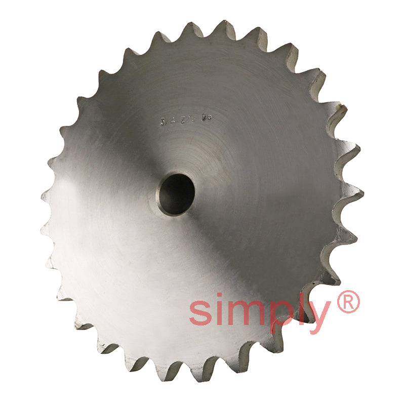 28 Tooth 12B Simplex Pilot Bore Sprocket for 3/4 inch Pitch Chain
