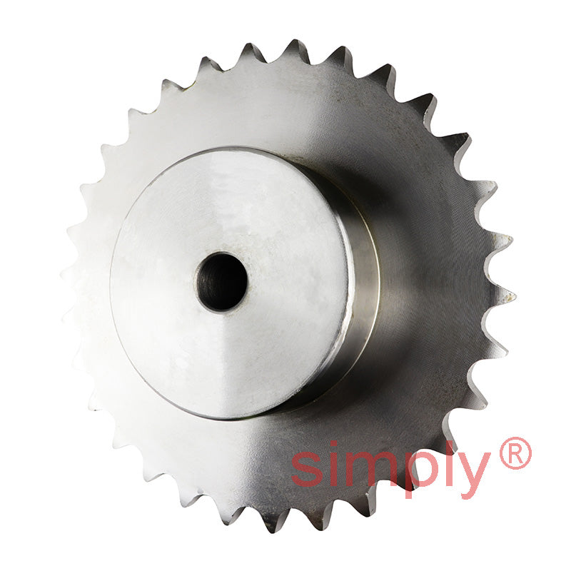 30 Tooth 12B Simplex Pilot Bore Sprocket for 3/4 inch Pitch Chain