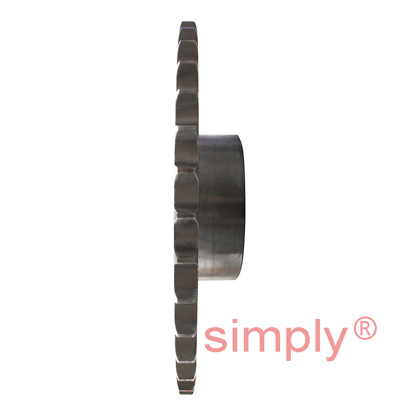 39 Tooth 12B Simplex Pilot Bore Sprocket for 3/4 inch Pitch Chain