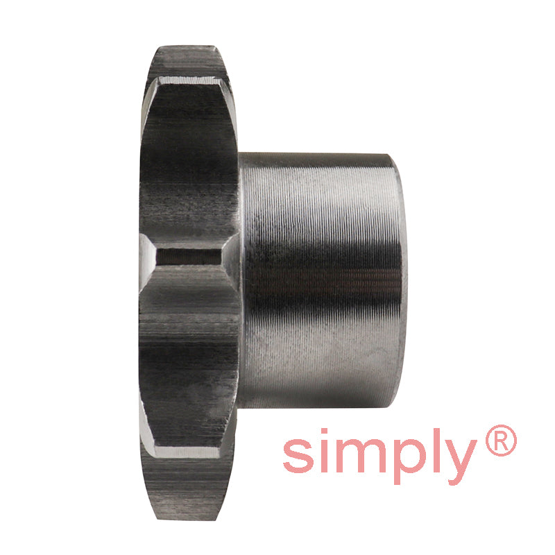 8 Tooth 12B Simplex Pilot Bore Sprocket for 3/4 inch Pitch Chain