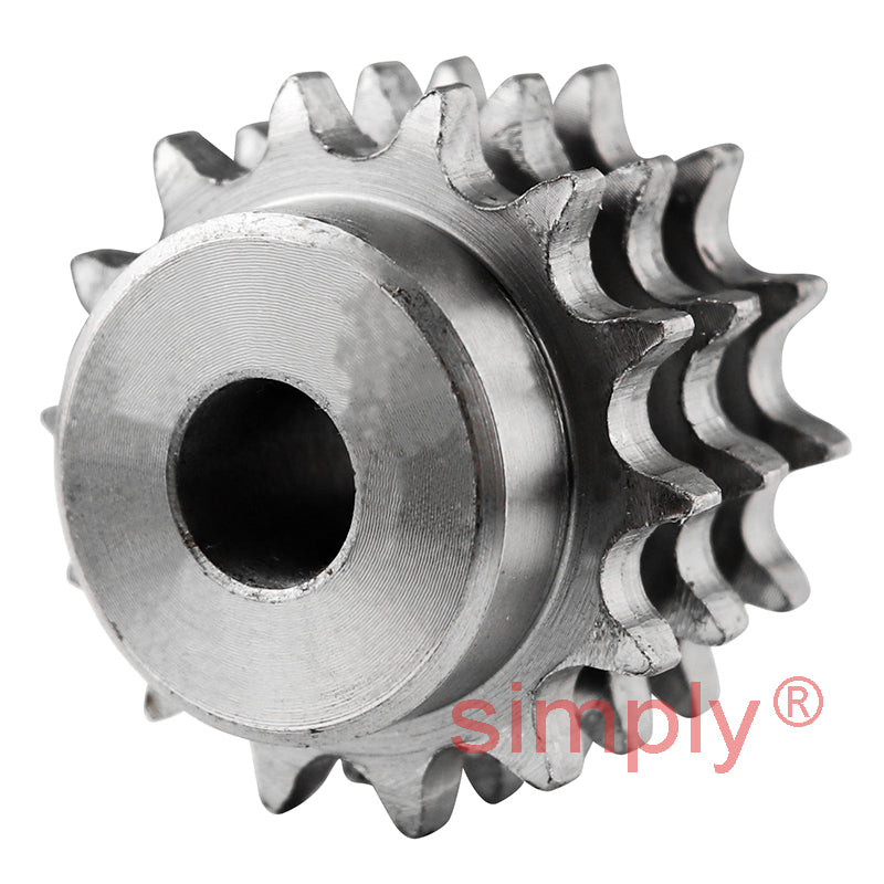 14 Tooth 06B Triplex Pilot Bore Sprocket for 3/8 inch Pitch Chain