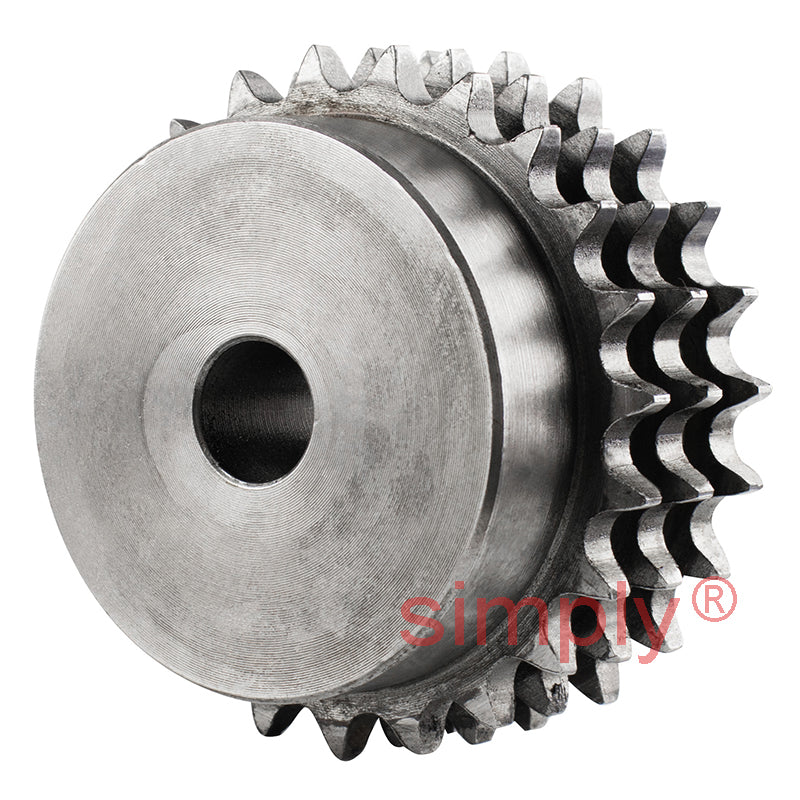 23 Tooth 06B Triplex Pilot Bore Sprocket for 3/8 inch Pitch Chain