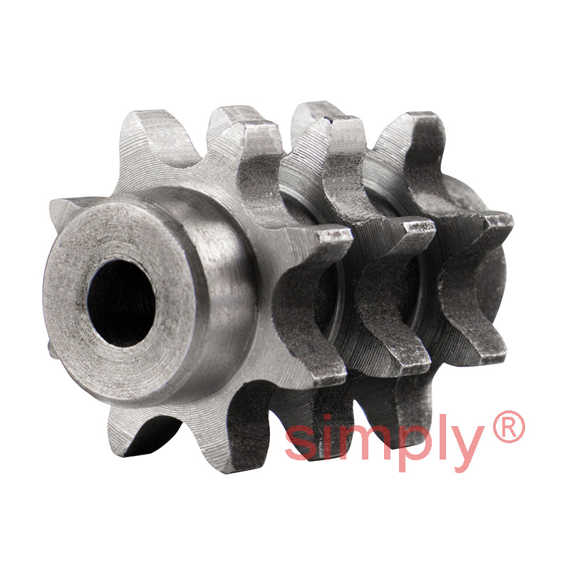 8 Tooth 06B Triplex Pilot Bore Sprocket for 3/8 inch Pitch Chain