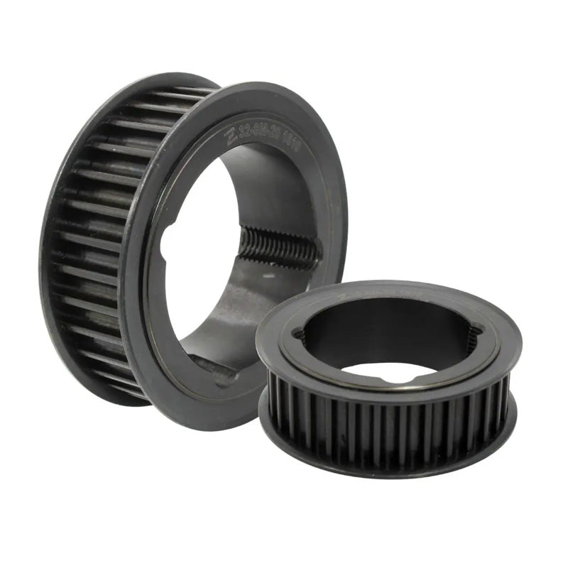 PC14M-48S-37 - 14mm Pitch 48 Tooth Polychain and Synchrochain Steel Taper Bore Timing Belt Pulley for 37mm Wide Belts