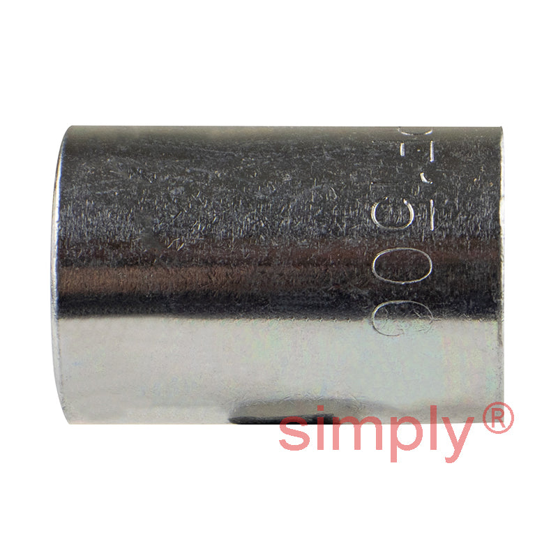 FLEXEQUIP/VOSS PF15 1SC/2SN Zinc Nickel Plated Swage Ferrule Fitting No Skive for Compact Hoses 1/4 inch SAE - Allow 2-3 Days