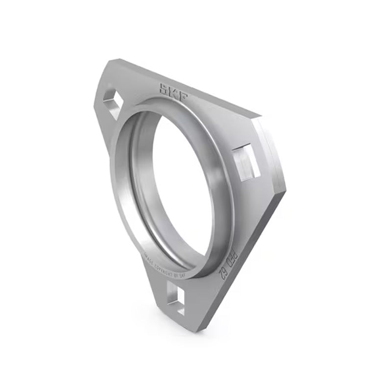 SKF PFD40RM Pressed Steel Triangular Housing with Grub Screw 40mm Insert 