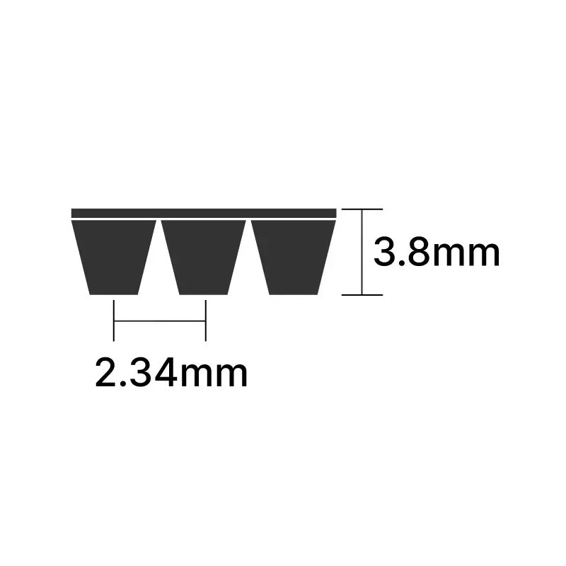 944PJ/372J Pix Poly V Multiple Ribbed Belt 944mm/37.2 inch Length with 11 Ribs Allow 2-3 Days