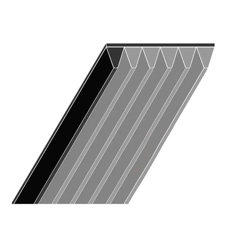 825PK/324K Major Brand Poly V Multiple Ribbed Belt 825mm/32.4 inch Length