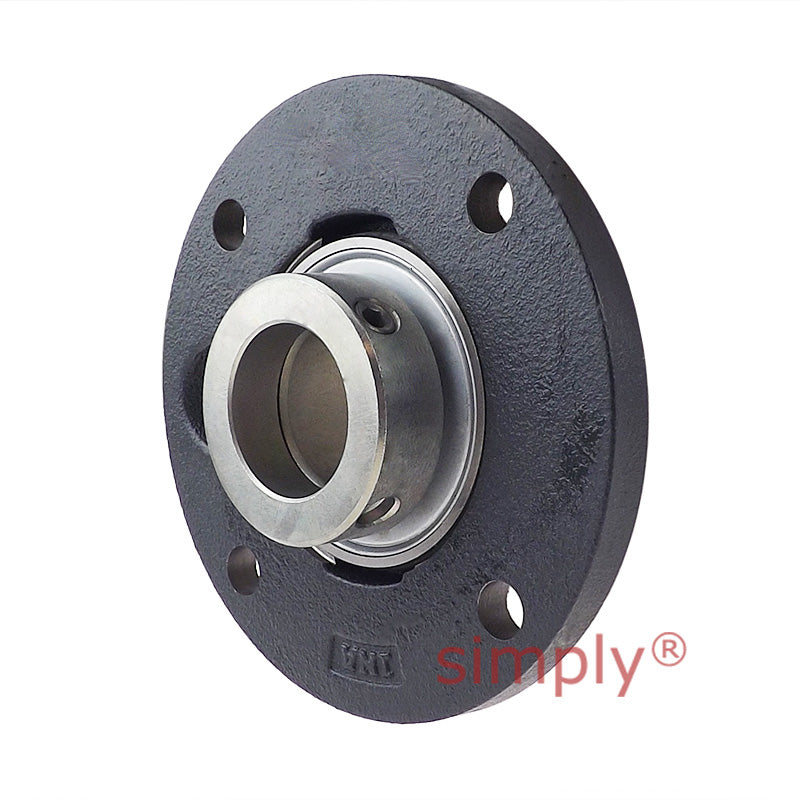 INA PME45XL Four Bolt Cast Iron Round Housing with Eccentric Collar Insert 45mm Bore