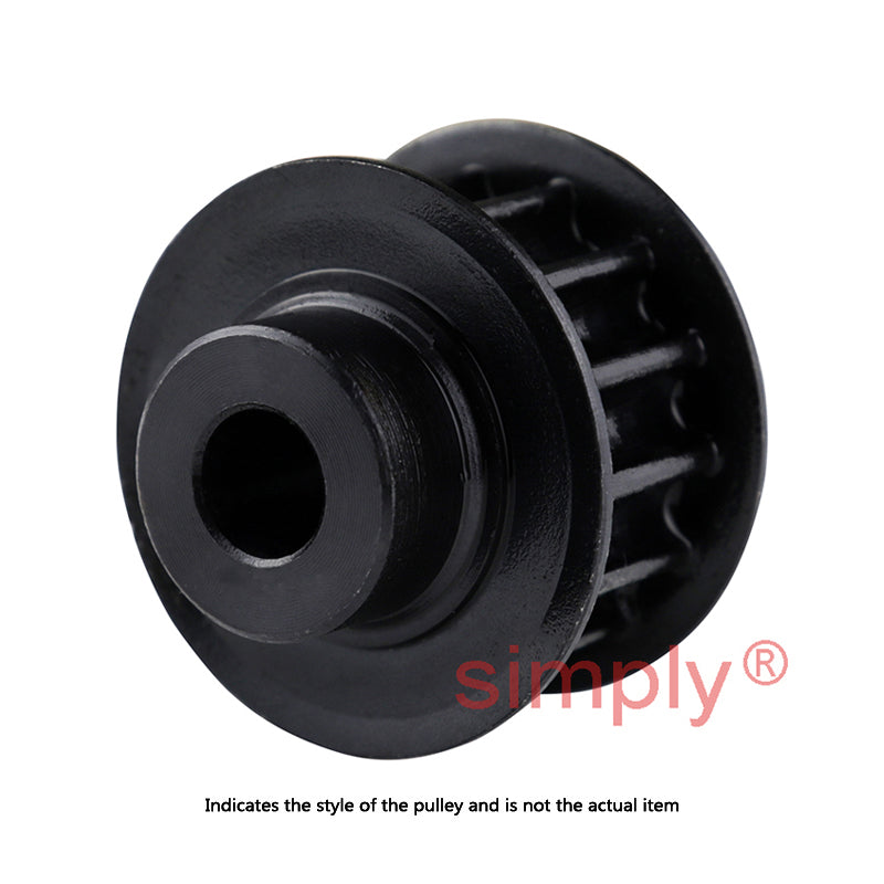 PC8M-32S-62 - 8mm Pitch 32 Tooth Polychain and Synchrochain Steel Pilot Bore Timing Belt Pulley for 62mm Wide Belts