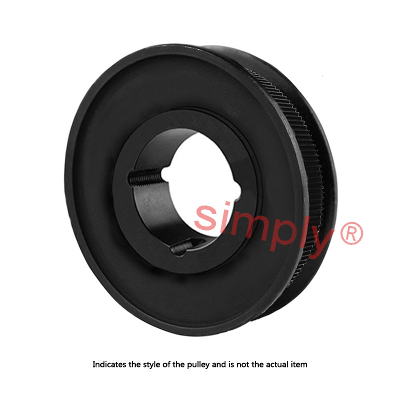 PC14M-56S-20 - 14mm Pitch 56 Tooth Polychain and Synchrochain Steel Taper Bore Timing Belt Pulley for 20mm Wide Belts